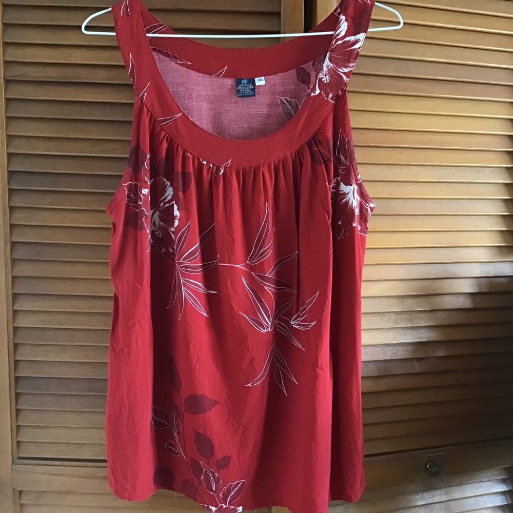 Hawaiian hibiscus 🌺 shirt Rayon X Large